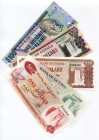 Guyana 5 Pcs Set 1-100 Dollars Various
UNC