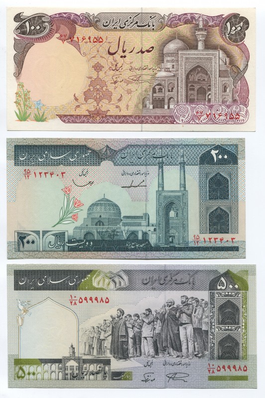 Iran Set of 5 Banknotes №1 1982 - 2002
UNC; Set 5 Pcs