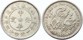 China Fukien 20 Cents 1923
Y# 381; Silver