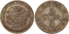 China Kirin 20 Cents 1901
Y# 181.a; Silver 5,1g, Rare; XF+