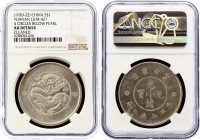 China Yunnan 1 Dollar 1920 -22 NGC AU Det
KM# 421; Silver
