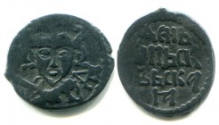 Russia Pskov Denga Archaic R-3 1424 - 1460
Silver; 0,77 g; GP 7600 В; R-3; очень нечасто встречающаяся ранняя псковская монета; так называемая архаич...
