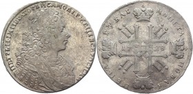 Russia 1 Rouble 1728
Bit# 53; 2,5 Roubles by Petrov; 5 Rouble Iliyn; Silver 27,90g, VF-XF