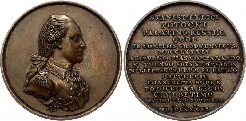 Russia Stanislaw Potocki Bronze Medal 1786
Stanislaus Poniatowski / Stanislaw A...