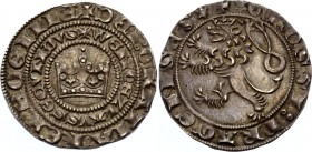 Bohemia Prager Groschen 1278 -1305
Silver, AUNC, nice toning. Wenzel II, 1278-1305.