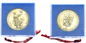 Czechoslovakia 100 Korun 1988 PROOF
KM# 132; Silver Proof; In Original Unsealed Bank Package; Mint. 5.000; Martin Benka