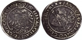 Austria 10 Kreuzer 1561
MT# 149; Silver; Ferdinand I, House of Habsburg; Hall mint; VF