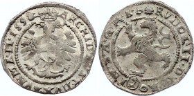 Austria Bohemia Weissgroschen 1598 Prague
Silver; Rudolf II; XF