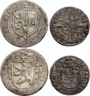 Austria Salzburg Lot of 2 Coins 1624 & 1656
2 Kreuzer 1624 & 1 Kreuzer 1656; Silver