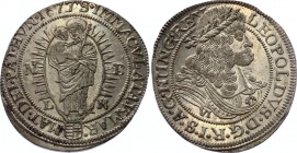 Austria 6 Kreuzer 1677 NB-LM
Her. 1254; Leopold I. 1657 - 1705 VI Kreuzer 1677 NB-LM Nagybánya. Silver, UNC, Full mint luster. Extremely rare in this...