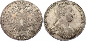 Austria Thaler 1780 IC-FA - Wien
KM# 1866.2; Silver; Maria Theresia; XF with Nice Violet Patina!