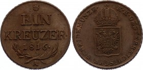 Austria 1 Kreuzer 1816 A
KM# 2113; UNC.