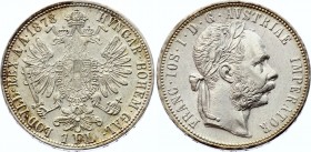 Austria 1 Florin 1878
KM# 2222; Silver; Franz Joseph I; Nice Toning!