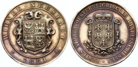 Austria Medal "1st Lower Austrian Shooting Competition in Wiener Neustadt" 1881
Silver 17.13g 33mm; Franz Joseph I; Silbermedaille 1881, I. Niederöst...