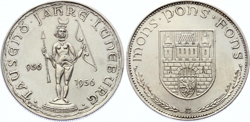 Germany DDR Medal 1000 Years of Luneburg City 1956
Silver 12,20g; 30 mm; On the...