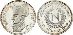 Europe Napoleon I Medal 1969
Silver; 200-th Anniversary; UNC