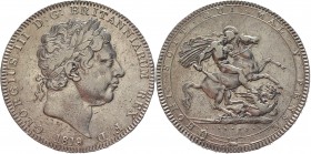 Great Britain 1 Crown 1819 LX
KM# 675; Silver 28,13g, George III Obv: Laureate head right Obv. Legend: GEORGIUS III D: G: BRITANNIARUM REX F: D: Rev:...