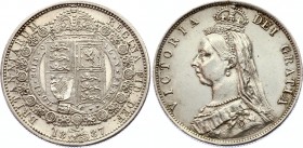 Great Britain Half Crown 1887
KM# 764; Silver; AUNC-