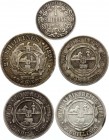 South Africa Lot of 5 Silver Coins 1893 -1894
Not common dates, VF mostly.