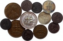 South Africa Lot of George V Coins 1923 -1929
Not common coins, copper and silver, XF-AU mostly.