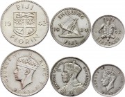 Fiji 3 Coins Lot 1934 -42
Silver; XF-AUNC