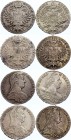 Austria Lot of 4 Coins 1780 (ND)
1 Thaler 1780; Silver; KM# T1; Maria Theresia; Unmounted