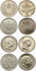 Austria-Hungary Lot of 4 Coins 1908 - 1938
Silver; AUNC/UNC