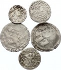 Europe Lot of Silver Medieval Coins
5 pcs.