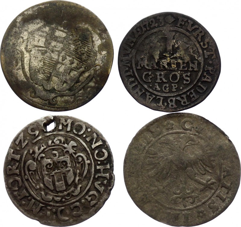 German States Lot of 4 Coins
Various States, Dates & Denominations