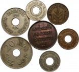 Palestine Lot of 7 Coins 1927 - 1942
Scarcer Pieces Included; Various Dates, Denominations & Conditions