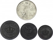 Romania Nice Lot of 4 Coins 1910 - 1942
With Silver; Various Dates & Denominations; XF/UNC
