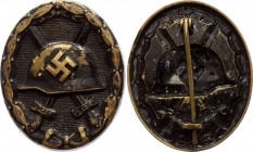 Germany - Third Reich Black Wound Badge 3rd Class
Black (3rd class, representing Iron), for those wounded once or twice by hostile action (including ...