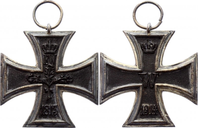 Germany WWI Iron Cross in Original Box 1914
Hifkunstanstalt Jacob Leser Straubi...