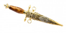 Collectible Dagger "Civilization of the Steppes The Scythians" 2015 Only One Piece Unique
Overall length: 340 mm; Blade length: 190 mm; Blade thickne...