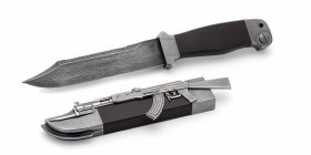 Art Knife "Ak 47" 2016 Unique Gift
Artistically crafted desk knife composition from the series “Silver age”; Overall length: 240 mm; Blade length: 13...