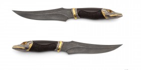 Unique Paper Knife "The Pike" 2016 Handmade Damascus
Overall length: 265 mm; Blade length: 145 mm; Blade thickness: 4 mm; Blade width: 30 mm; Coating...