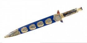 Custom Made Dagger "Significant World Events & Persons of America" 2017 Special Collection Order
Artistically crafted blade from the dagger collectio...