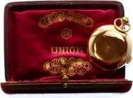 Union Glashutte Minute Repeater Gold Pocket Watch
Gold minute repeater watches with original box / extremely rare glashütte rose gold Savonnette minu...