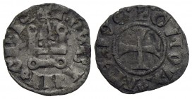 ATENE - Guido II de la Roche (1287-1308) - Denaro tornese - (Thebe) - Castello - R/ Croce patente - (MI g. 0,84) R Metcalf 1056
BB-SPL