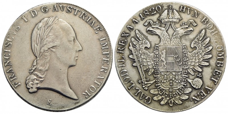 AUSTRIA - Francesco I Imperatore (1806-1835) - Tallero - 1820 E - AG Kr. 2162
B...