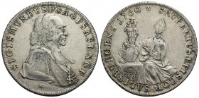 AUSTRIA-SALISBURGO - Sigismondo III di Schrattenbach (1753-1771) - Tallero - 1760 - AG Kr. 395.1
BB+