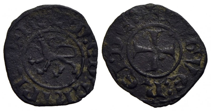 CIPRO - Ugo III (1268-1284) - Denaro - Leone rampante a s. - R/ Croce patente - ...