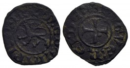 CIPRO - Ugo III (1268-1284) - Denaro - Leone rampante a s. - R/ Croce patente - (MI g. 0,62) R
BB