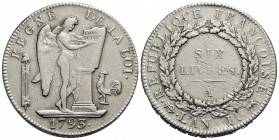 FRANCIA - Prima Repubblica (1793-1794) - 6 Lire - 1793 - AG R Kr. 624.1 Tracce di pulizia
qBB