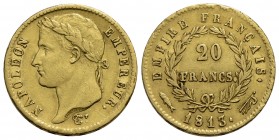 FRANCIA - Napoleone I, Imperatore (1804-1814) - 20 Franchi - 1813 Utrecht - AU R Kr. 695.11
BB+