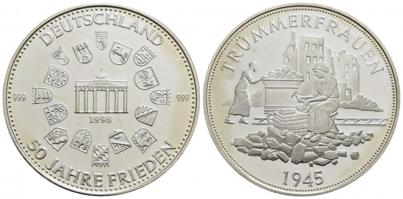 GERMANIA - Repubblica Federale (1949) - Gettone - 1998 - 1945 Trümmerfrau - Stem...