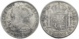 MESSICO - Carlo IV (1788-1808) - 8 Reali - 1789 FM - AG Kr. 107
bel BB