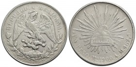 MESSICO - Repubblica (1823) - Peso - 1900 Mo - AG Kr. 409.2
BB+