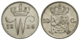 OLANDA - Guglielmo I (1815-1840) - 10 Centesimi - 1826 - AG R Kr. 53
BB-SPL