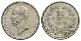 OLANDA - Guglielmo II (1840-1849) - 25 Centesimi - 1849 - AG R Kr. 76
SPL/qFDC